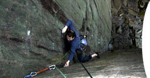Instructor on the Rockface